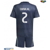 Otroški Nogometni dresi Real Madrid Daniel Carvajal #2 Gostujoči 2025-26 Kratek Rokav (+ Kratke hlače)